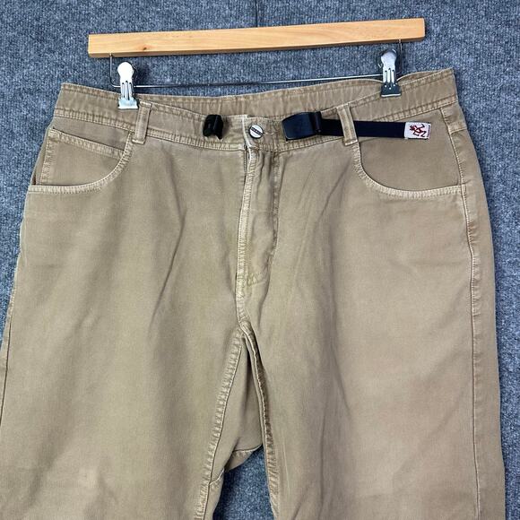 VTG Gramicci Pants‎ Men’s Sz 38 Brown Belted Waist Climbing Outdoor - Picture 3 of 9
